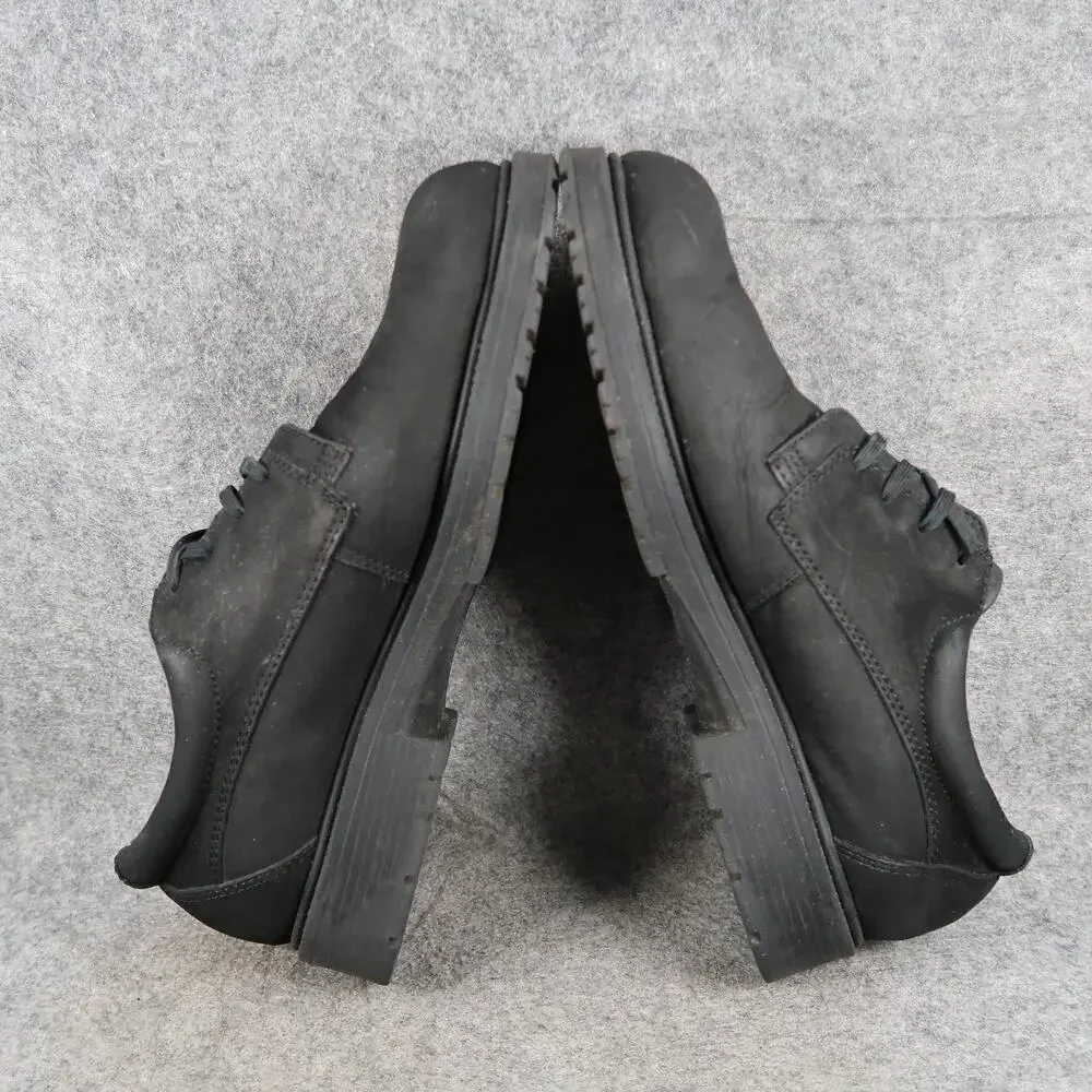 Cambridge Classics Shoe Men 9.5 Derby Oxford Noble Black Leather Classic Lace Up